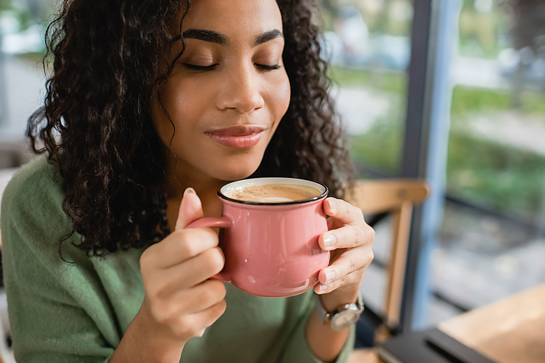 Woman Drinking Coffee